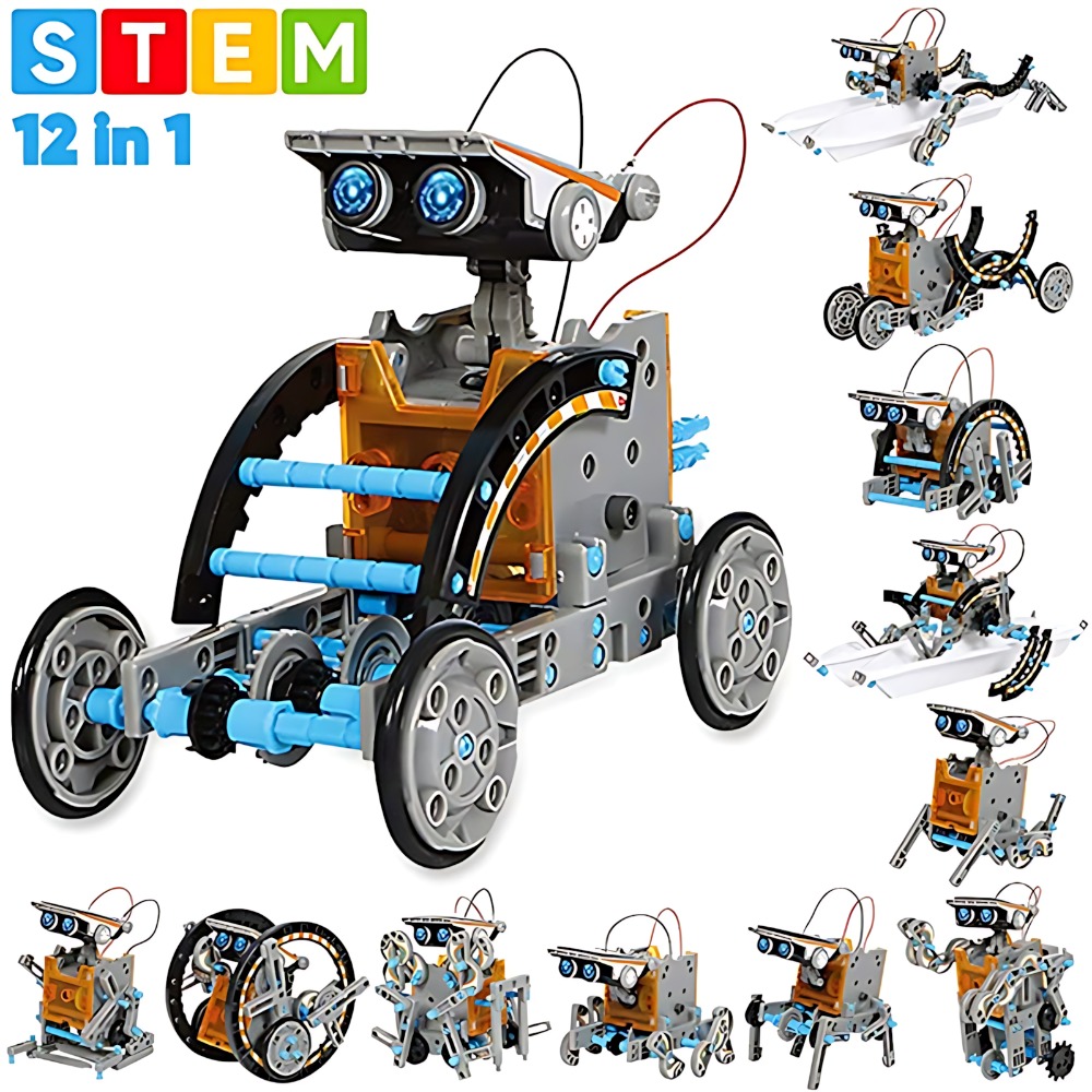 Science Project Robot - Blocos de construção de robôs solares