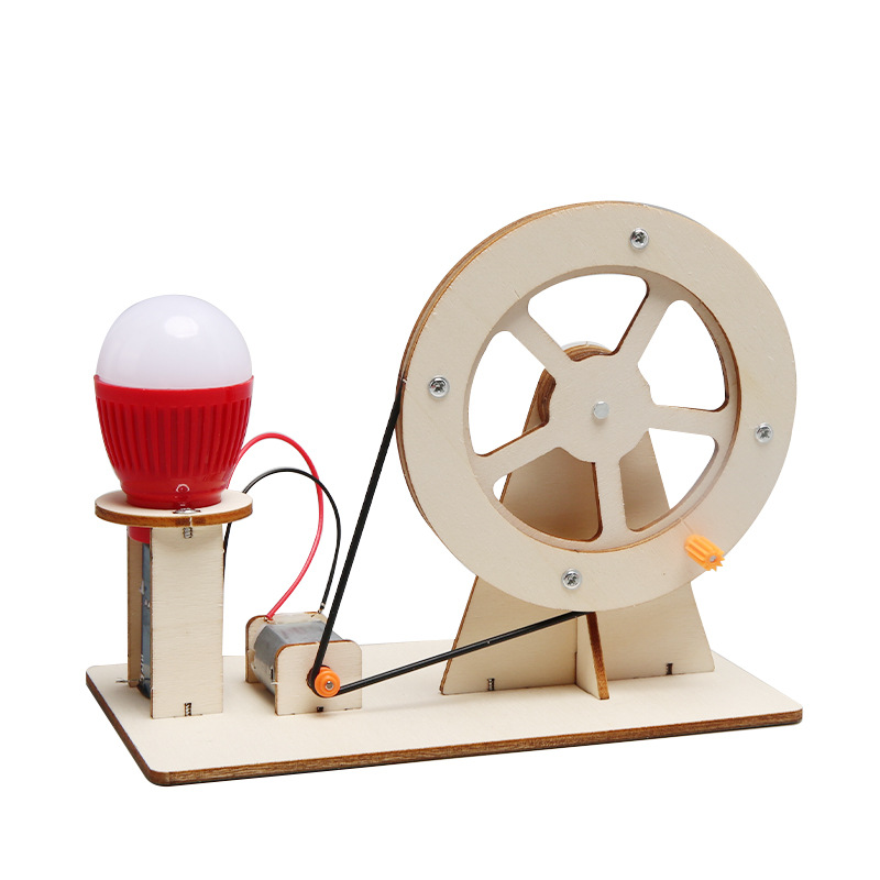 Science Project - Mini Gerador de Manivela DIY com