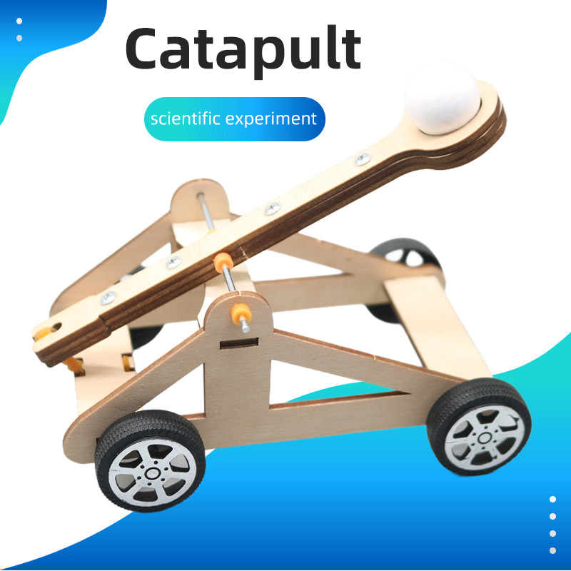 Science Project Physics - Diy catapulta brinquedo diy kit de