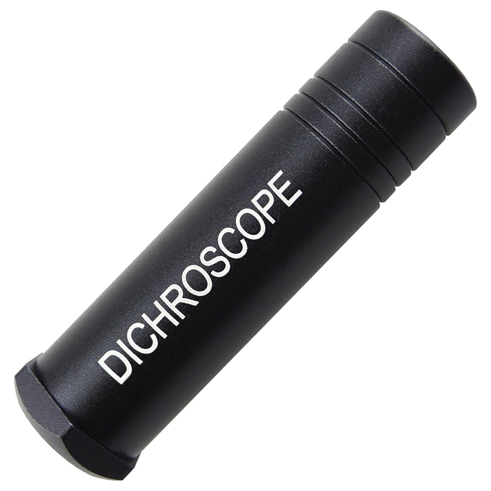 Spectroscope Handheld - Abja pedra preciosa calcita dicroscópio triórico