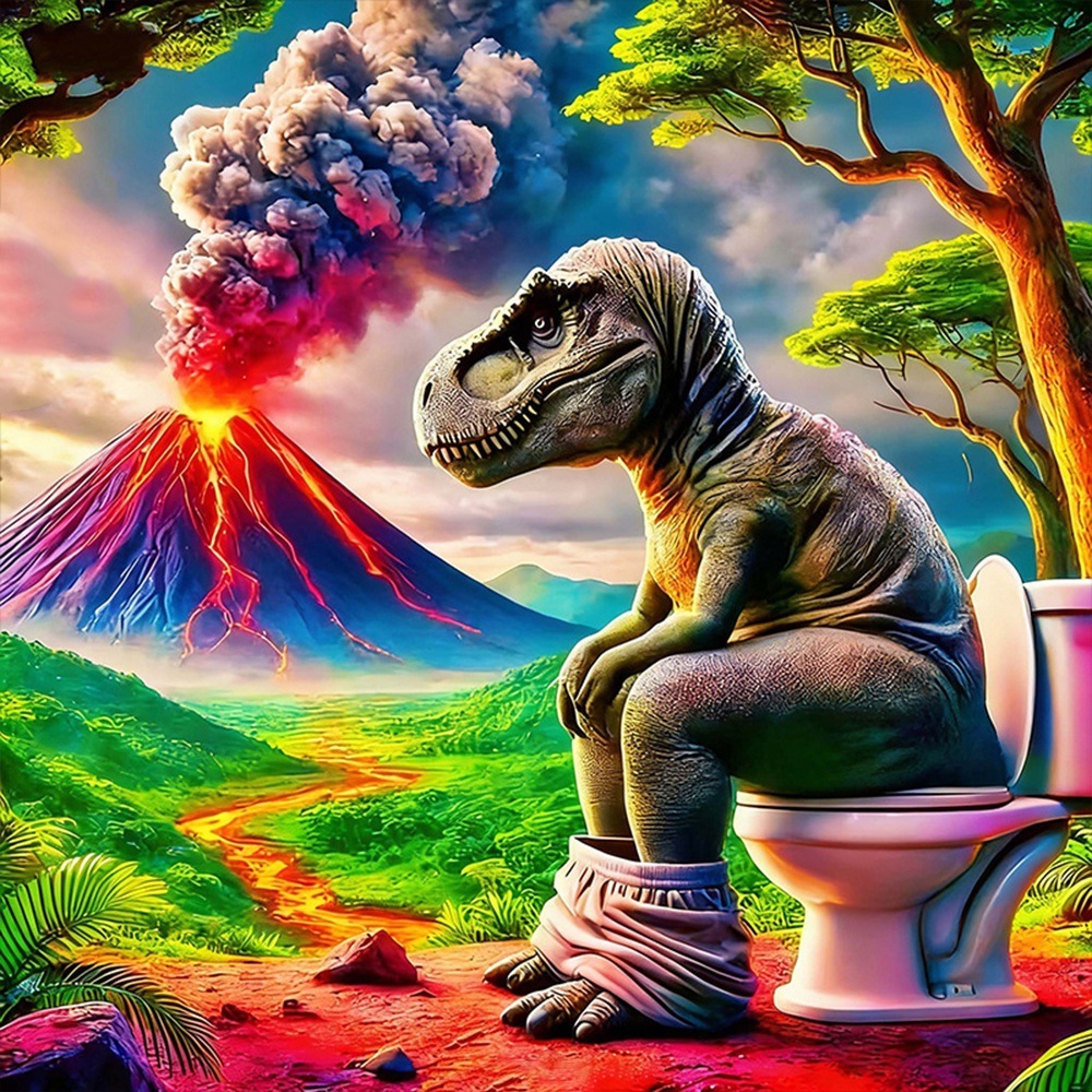 Volcano Kit Eruption - EverShine DIY Kit de Pintura Diamante