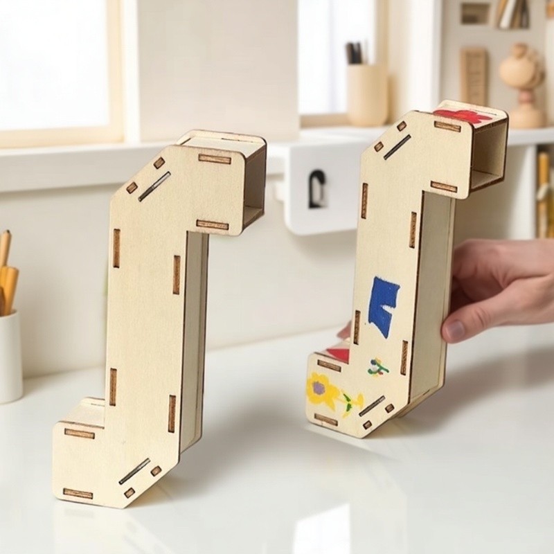 Science Project Toys Making - Kit DIY de Periscópio de Madeira: