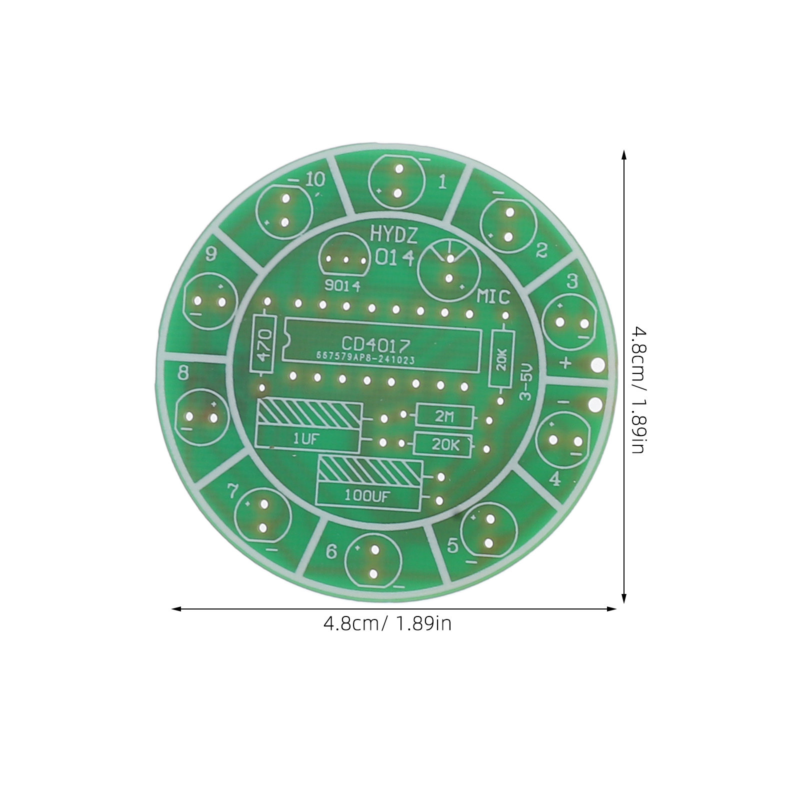1 conjunto de luzes LED rotati - Science Experiment avaliação e preço
