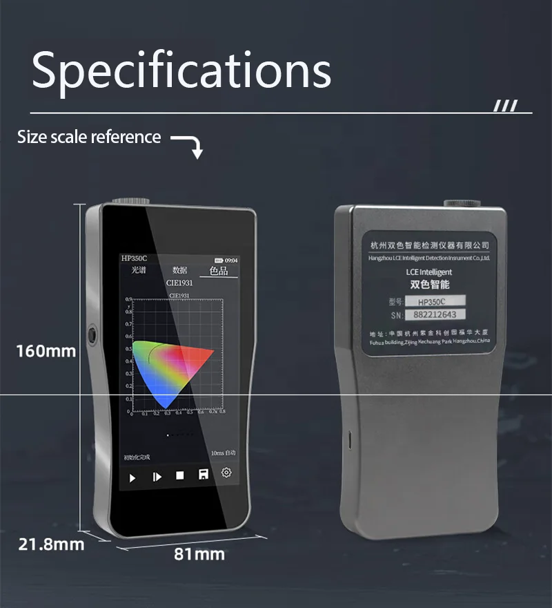 Instrumento óptico de teste es - Spectroscope Handheld avaliação e preço