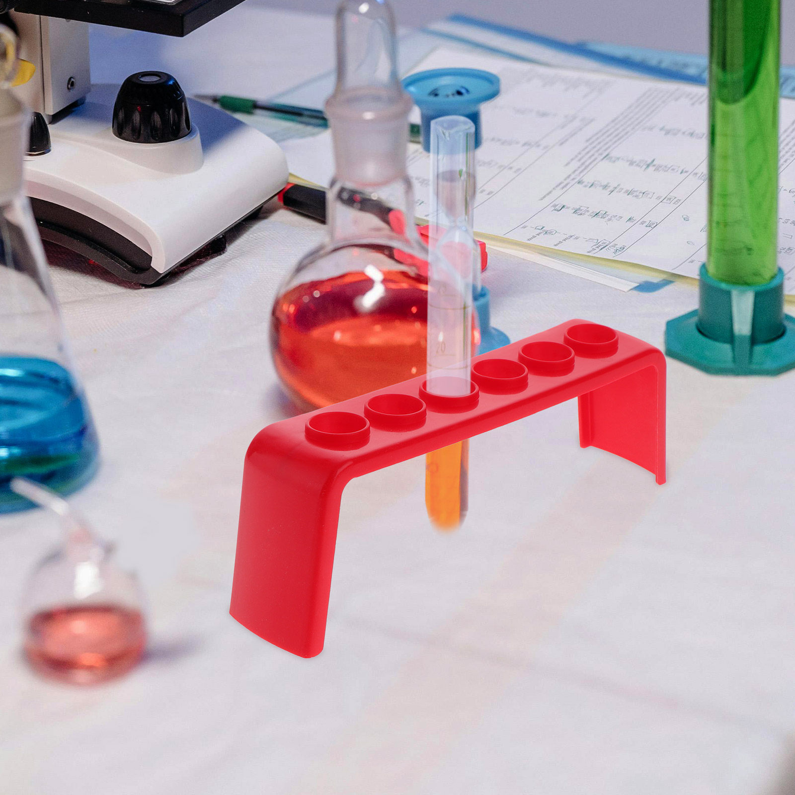 4 peças: suporte para tubos de - Science Experiment avaliação e preço