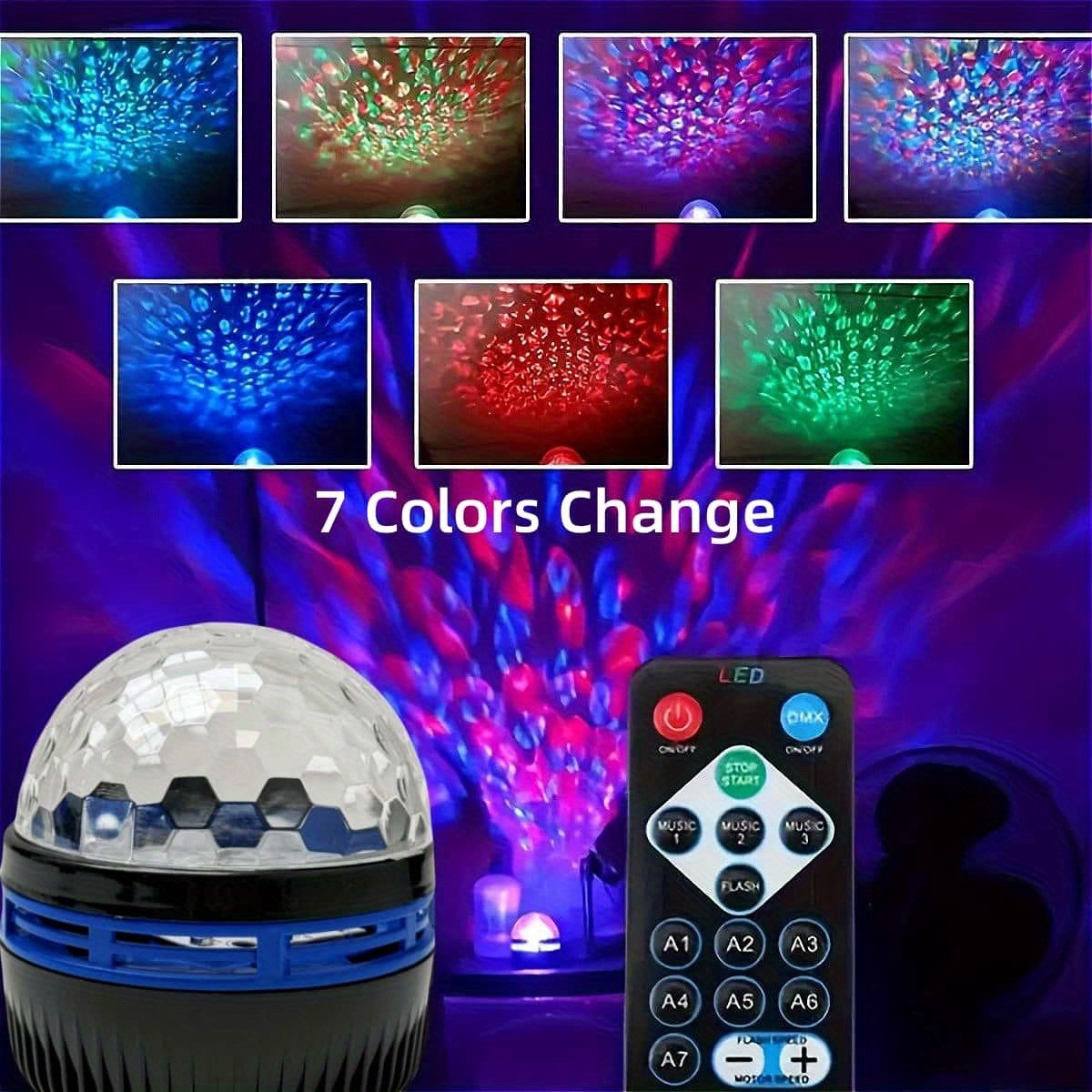 Projetor de Luz RGB com 7 Modo - Planetarium Projector Home avaliação e preço