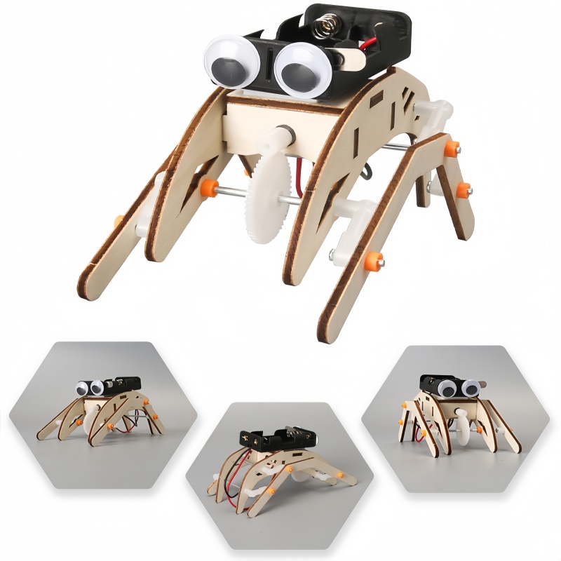 Robô Aranha Andante Feito à Mã - Science Project Robot avaliação e preço