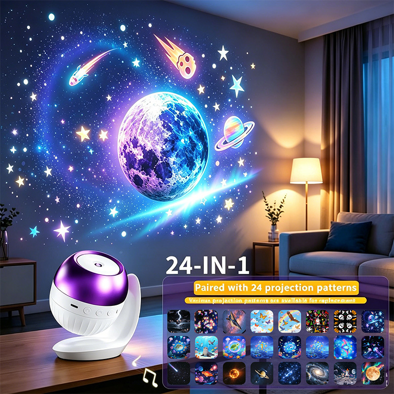 Projetor de Luz Noturna HD 24  - Planetarium Projector Home avaliação e preço