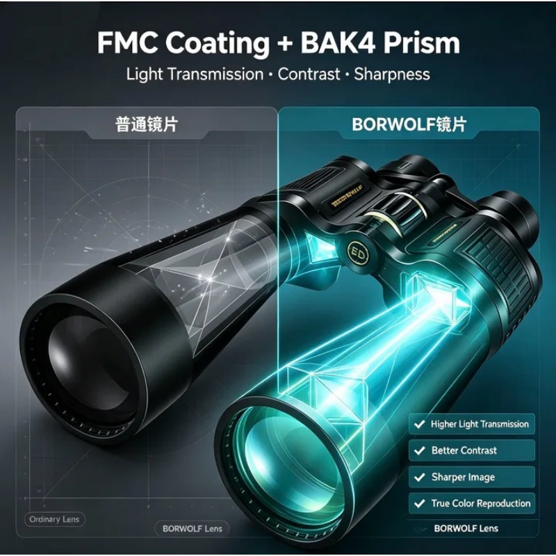 Binóculos BORWOLF 25-75X70 com - National Geographic Telescope 70Mm avaliação e preço