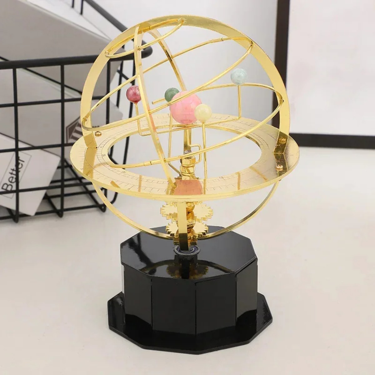 Modelo Mecânico do Sistema Sol - Solar System Orrery avaliação e preço