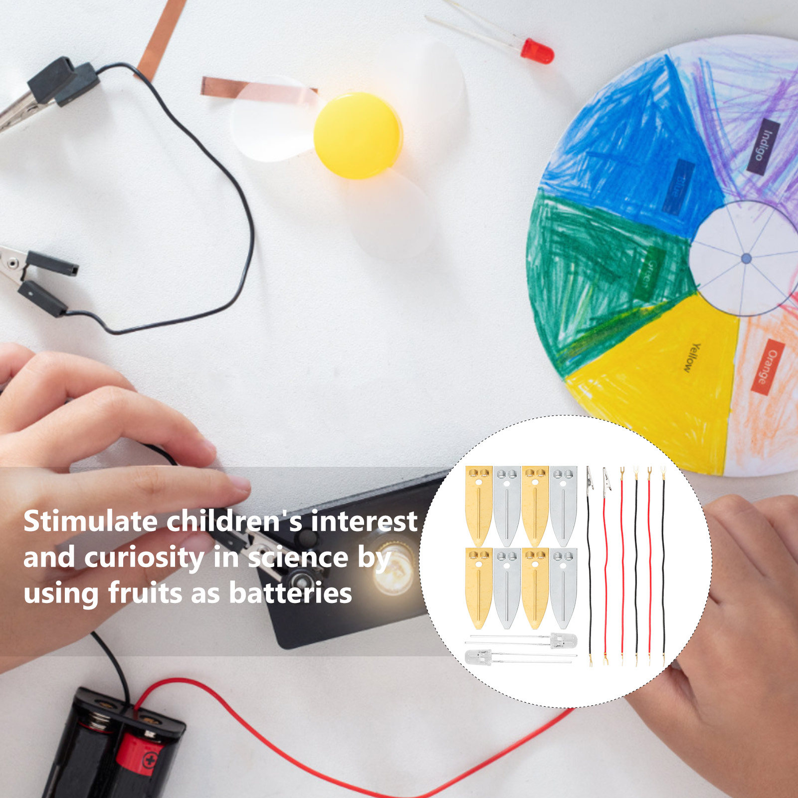 1 Kit de Ciência com Bateria d - Science Experiment avaliação e preço